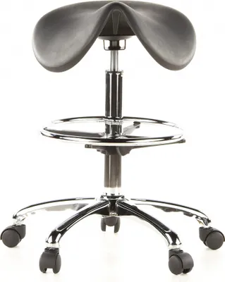 Obrázek produktu pro hjh OFFICE sedlová stolička TOP WORK 13 mobilní stolička pracovní stolička, ergonomická stolička pro kancelářskou praxi domácí kancelář, tvrdá pěna