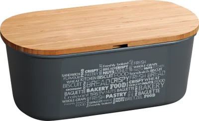 Produktbild von KESPER Brotbox34x18xm grau