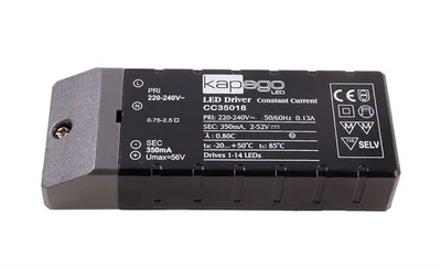 Image de Alimentation LED Kapego 18W, 350mA