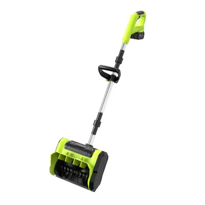 Produktbild von 48V Akku-Schneeschaufel kabellos 900W Motor klappbar 8 m Wurfweite 25 cm Räumbreite elektrische Schneefräse mit 2 Lithium-Akkus