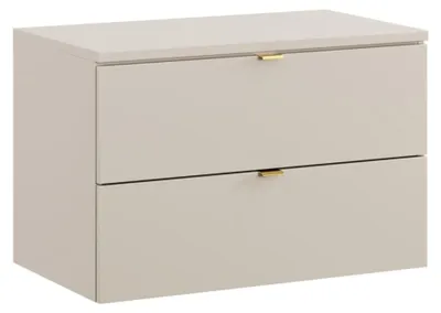 Produktbild von Badezimmer-Set BELLA: Waschtischunterschrank 80cm + Platte für Waschbecken