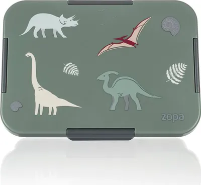 Produktbild von ZOPA Lunchbox, 1120 ml, Dino-Motiv