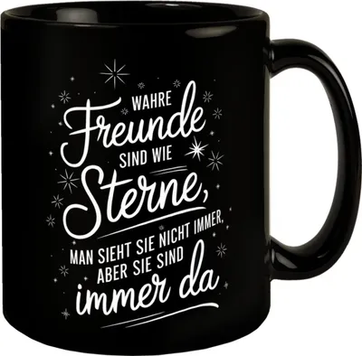 Produktbild von Wahre Freunde sind wie Sterne Tasse