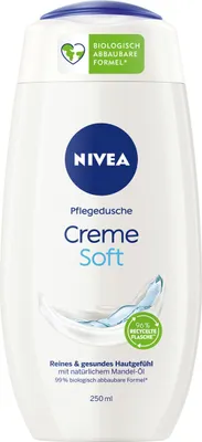 Obrázok produktu pre Nivea krémová sprcha jemná starostlivosť s mandľovým olejom 250ml balenie 4