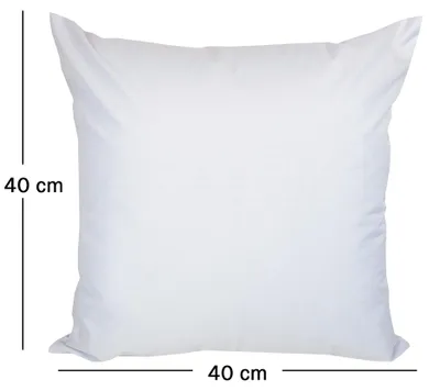 Produktbild von JACK 40x40cm Outdoor Lounge Kissen Dekokissen inkl. XXL-Füllung Wasserabweisend Sitzkissen Garten Stuhl Lotus Effekt, Farbe:Weiß