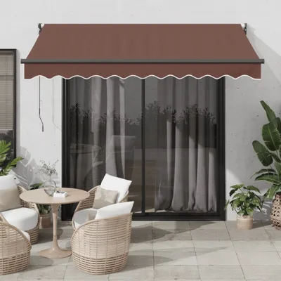 Immagine prodotto di Maison Exclusive - Tenda da sole manuale marrone 300x250 cm