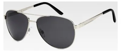 Produktbild von Polarisierte Flieger Sonnenbrille, Pilotenbrille mit Federscharnier, Etui und Putztuch, Uni