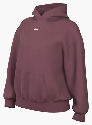Produktbild von Nike W Nk Stdo Flc Mw Std Po Hdy Pink Smoke/Sail Pink Smoke/Sail Xl