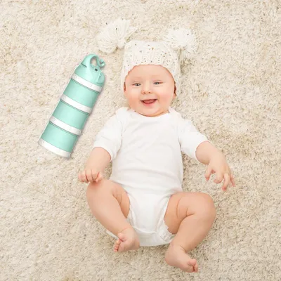Produktbild von Tragbarer Spender,Milchpulverbehälter,Babymilchpulverspender