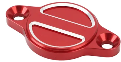 Image de Bouchon de filtre à huile pour moto en alliage d'aluminium CNC 6063 haute résistance, pièce de rechange pour DUCATI Multistrada, Monster et Supersport, rouge
