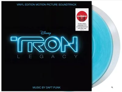 Immagine prodotto di Daft Punk: Tron: Legacy (O.S.T.) (Edizione limitata) (Vinile trasparente blu e trasparente)
