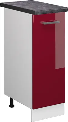 Produktbild von Apothekerschrank Vicco R-Line Rot Hochglanz 30 cm , AP Anthrazit, Model 46089