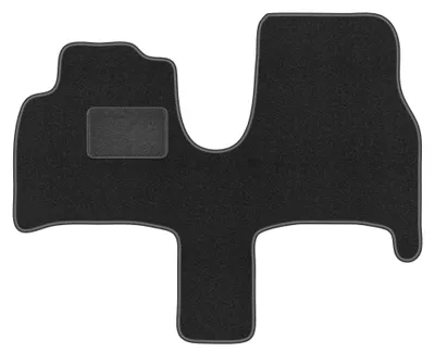 Image de Tapis avant en moquette pour Peugeot 807 2002-2014 (7 places) – 2 pièces, gris graphite, sur mesure – Wielganizator LUX
