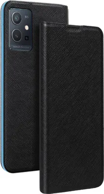 Produktbild von BigBen Connected, Folio-Hülle für Vivo Y55 5G mit Halterungsfunktion und Kartenfach, Schwarz