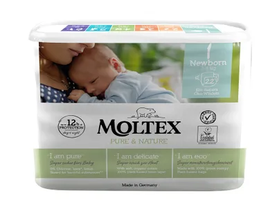 Image de Ökowindel - Gr.1 Newborn 2-4Kg 22Stk