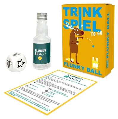 Produktbild von Mini Trinkspiel Flunkyball Partyspiel für Erwachsene Geschenkidee Party Zubehör