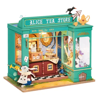 Immagine prodotto di Casa in miniatura RoboTime Negozio di tè