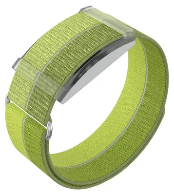 Produktbild von Armband für Herzfrequenzmesser - Nylon - Weich - Atmungsaktiv - Ersatzarmband - Federgrün