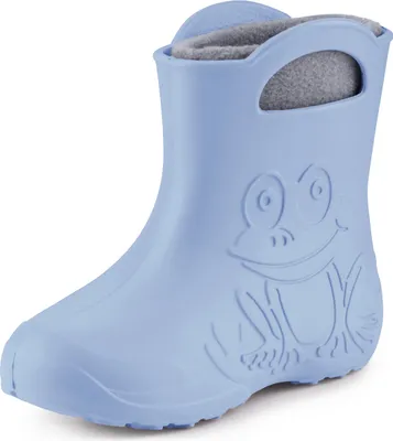 Produktbild von Ladeheid Eva Kinder Jungen Mädchen Gummistiefel Regenschuhe gefüttert LA-CA-03 (Hellblau, 26/27 EU)