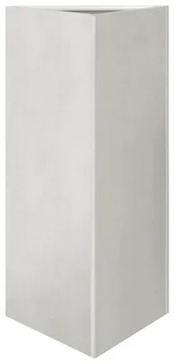 Produktbild von vidaXL Pflanzkübel Dreieckig 40x34,5x75 cm Edelstahl