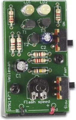 Immagine prodotto di Kit di saldatura Whadda, stroboscopio con due LED bianchi