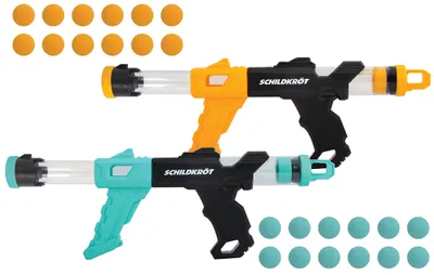 Produktbild von SCHILDKRÖT Schaumkugel-Popperpistolen Fire Blaster Set