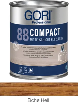Produktbild von GORI 88 Compact Mittelschicht Holzlasur Eiche Hell 0,75l