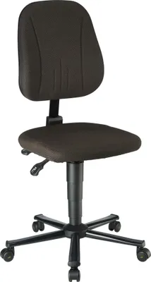 Obrázek produktu pro ESD židle Unitec 2 černá látka, kolečka
