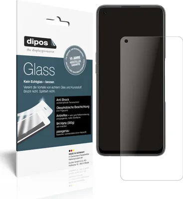 Produktbild von 1x Schutzfolie für Oppo K9s matt - Anti-Shock 9H Folie dipos Glass Kunststoffglas