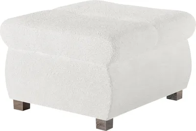 Produktbild von MIRJAN24 Polsterhocker Orkan Klein, Moderne Sitzhocker vom Hersteller, Holzkonstruktion, 60x60x39 cm (Farbe: Abriamo 04)