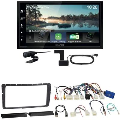 Produktbild von Kenwood DMX7722DABS Android Auto CarPlay Einbauset für Toyota Hilux ab 2011