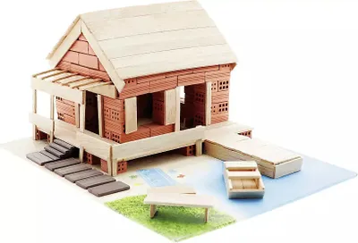 Zdjęcie produktu dla ZESTAW Brick Trick Buduj z Cegły Domek Letniskowy TREFL 62025