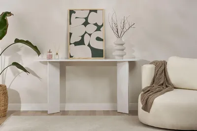 Produktbild von Skye Decor, Sira - White, Anrichte, Weiß, 100 % Melaminplatte, 150 x 35 x 75 cm