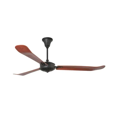 Image de Ventilateur de plafond Faro Aoba noir 178 cm avec télécommande
