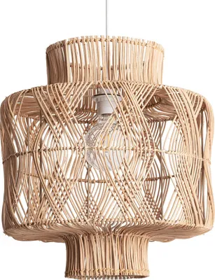 Produktbild von Pendelleuchte Rattan Außen Oia Schwarz - Außen