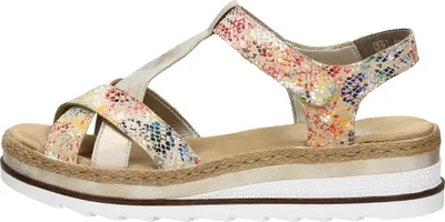 Produktbild von Rieker Sandalen Plat  Sandalen Plat - Beige - Maat 41