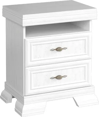 Produktbild von Furniture24 Nachttisch Kora KSN Nachtschrank mit 2 Schubladen Kiefer Andersen