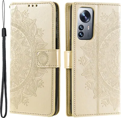 Produktbild von Hülle für Xiaomi 12 Pro Handyhülle Flip Case Cover Handy Tasche Etui Mandala
