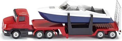 Produktbild von Siku Tieflader mit Boot Modellfahrzeuge ; 1613