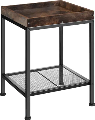 A product shot of a side table against a white background.