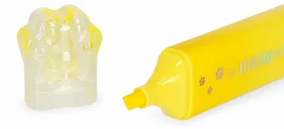 Imagen del producto de LEGAMI, resaltadores "Meow", color amarillo. Otros