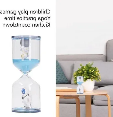 Obrázek produktu pro Vzdělávací modrá písečná hodiny, 30 minut, s funkcí hodin a jako dekorace do interiéru