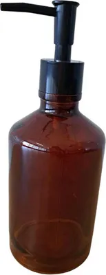 Obrázok produktu pre Dávkovač mydla zo skla hnedý
