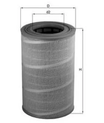 Produktbild von MAHLE Luftfilter LX 612