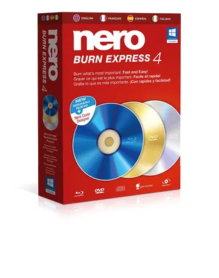 Produktbild von Nero Burn Express 4 (PC) UK, FR, ES, IT