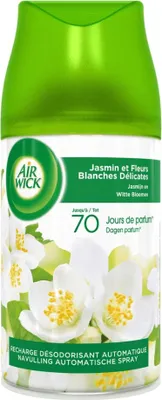 Obrázek produktu pro Air Wick Freshmatic – osvěžovač vzduchu – automatický doplňovač spreje – jasmín a bílé květy – 250 ml – 1 kus