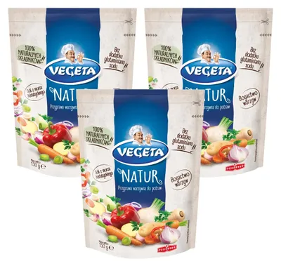 Produktbild von Vegeta Natur Würzmischung 3x 150g - Gewürzmischung Gemüse Gewürz ohne Glutamat