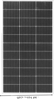 Obrázek produktu pro Solární panel, vysoká účinnost, odolná konstrukce, 18,15 V 120 W