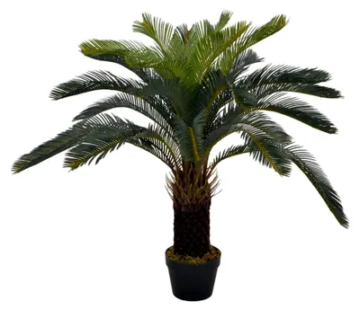 Produktbild von Künstliche Cycas-Palme mit Topf Grün 90 cm