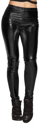 Produktbild von Boland - Leggings Glance, glänzend, Stretch, Blickdicht, für Damen, Karneval, Fasching, Fastnacht, Halloween, Mottoparty, 70er